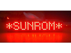 LED Moving Message Display 362x72mm