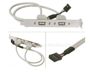 Dual USB Connectors from Motherboard