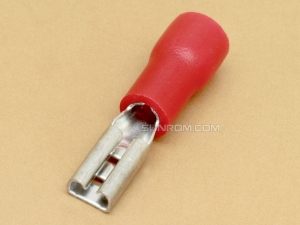 2.8mm Tab - Wire 0.5-1.5 sq.mm 10A Female Insulated Quick Disconnect Crimp Terminal