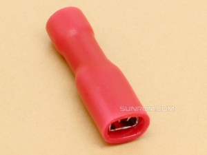 2.8mm Tab - Wire 0.5-1.5 sq.mm 10A Female Fully Insulated Quick Disconnect Crimp Terminal
