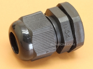 PG11 Black Nylon Cable Gland for Cable Dia 7-9mm