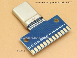 USB Type-C Male - 24 pin Breakout PCB