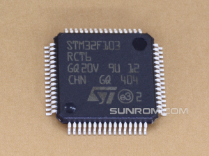 STM32F103RCT6 LQFP64 ARM Cortex M 32bit MCU 256kB 72Mhz