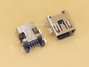 Mini USB Right Angle SMD for PCB Slot