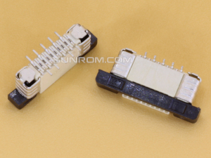 10P 0.5mm Pitch FFC/FPC Top Entry Vertical Connector