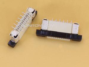 12P 0.5mm Pitch FFC/FPC Top Entry Vertical Connector