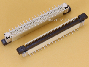 36P 0.5mm Pitch FFC/FPC Top Entry Vertical Connector