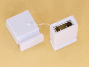 2.54mm White 2 pin Shorting Jumper Shunt