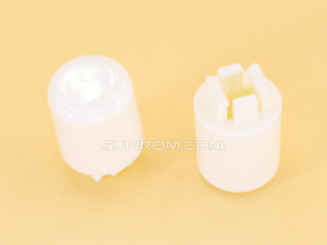 White Cap R8.9 Square Stem 3.8mm for Switches 12x12x7.3mm