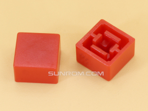 Red Cap S9.2 Square Stem 3.8mm for Switches 12x12x7.3mm