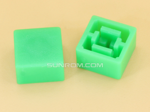 Green Cap S9.2 Square Stem 3.8mm for Switches 12x12x7.3mm