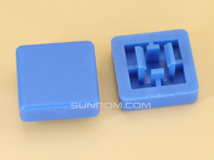Blue Cap S12 Square Stem 3.8mm for Switches 12x12x7.3mm