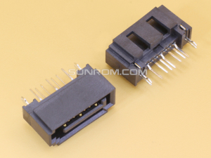 SATA 7P Through Hole Vertical Connector
