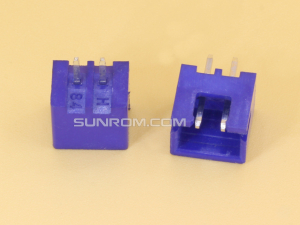 2 pin JST XH 2.5mm Top Entry Header Blue Color