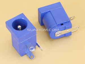 DC Socket Blue for 5.5x2.1mm DC Pins