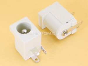 DC Socket White for 5.5x2.5mm DC Pins