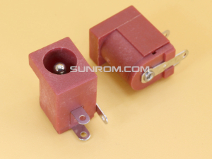 DC Socket Red for 5.5x2.5mm DC Pins
