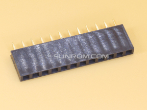 1x12 2.54mm Female Straight Single Row Header Strip