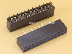 2x12 24P 2.54mm Female Straight Double Row Header Strip