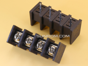 4P 10mm 300V 30A Barrier Terminal Block Screw M4