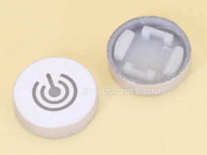 Transmit Silver Cap R10 for Switch 6x6x7.2H LED