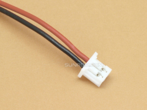2 pin JST, 1.25mm, Teflon PTFE 28/7/36, One side Female 15cm wire