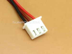 3 pin JST XH, 2.5mm, Teflon PTFE 24/7/32, One side Female 15cm wire