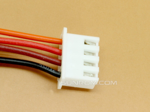 4 pin JST XH, 2.5mm, Teflon PTFE 24/7/32, One side Female 15cm wire