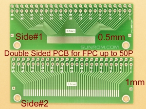 FFC / FPC Breakout PCB for 0.5mm & 1mm up to 50 pins
