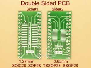 SOIC28 SOP28 TSSOP SSOP28 0.65mm 1.27mm Adapter PCB