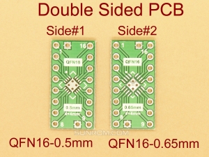 QFN16 0.5mm 0.65mm SMD Adapter PCB
