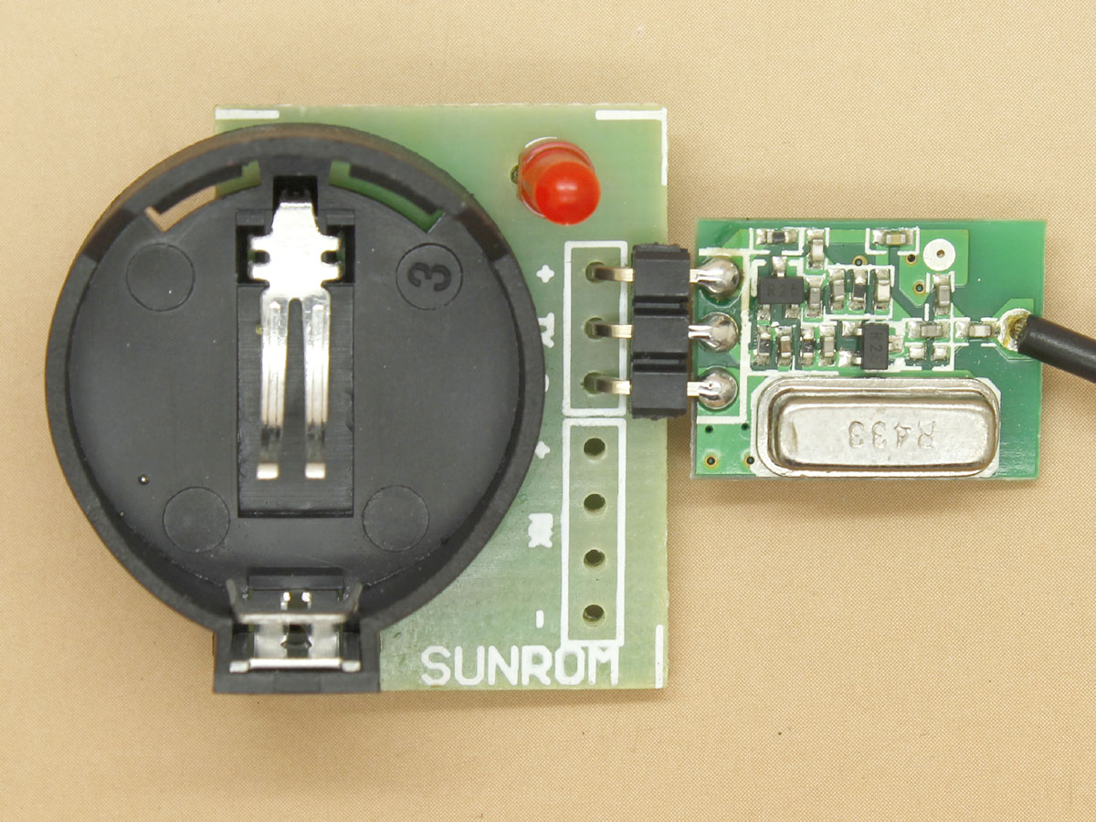 Active RFID Transmitter Tag [1240] : Sunrom Electronics/Technologies